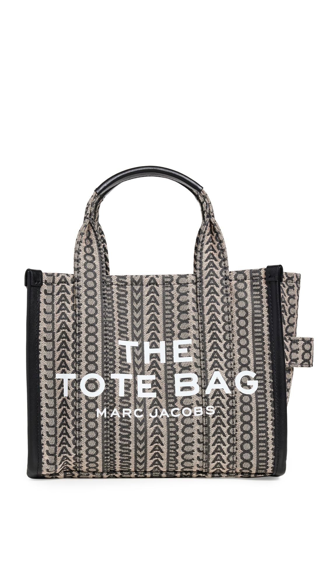 MARC JACOBS Women's The Small Tote Bag, Beige Multi, 26x13x21