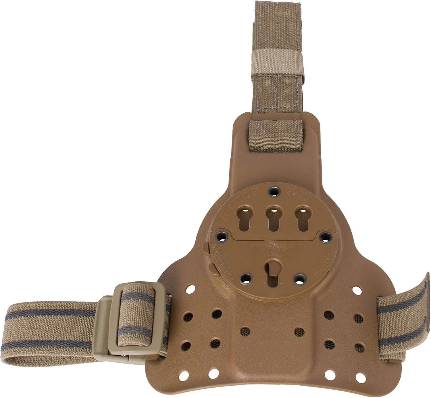 DLS with Loop Down Strap (Drop Leg Single)-GCA76- RTI – TAN 100% Made in USA