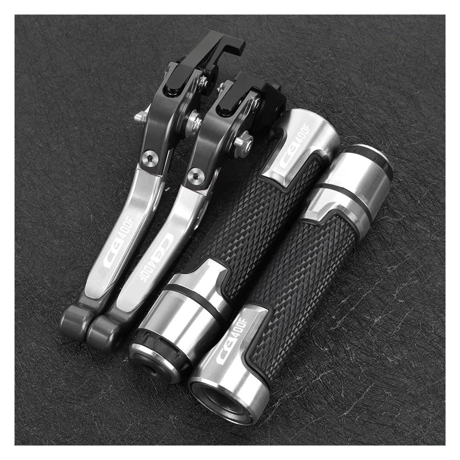 Aobeyo 11 Motorcycle Control Levers Foldable Brake Clutch Levers Handlebar Covers For Cb400f 1989-1991