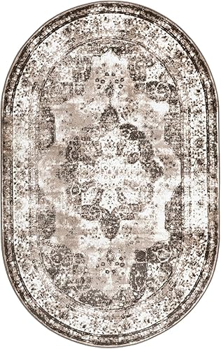 Miniatura 70 de Rugs.com - Alfombra de la colección Monte Carlo, alfombra de 4 x 6 pies de color azul medio perfecta para salas de estar, comedores grandes y