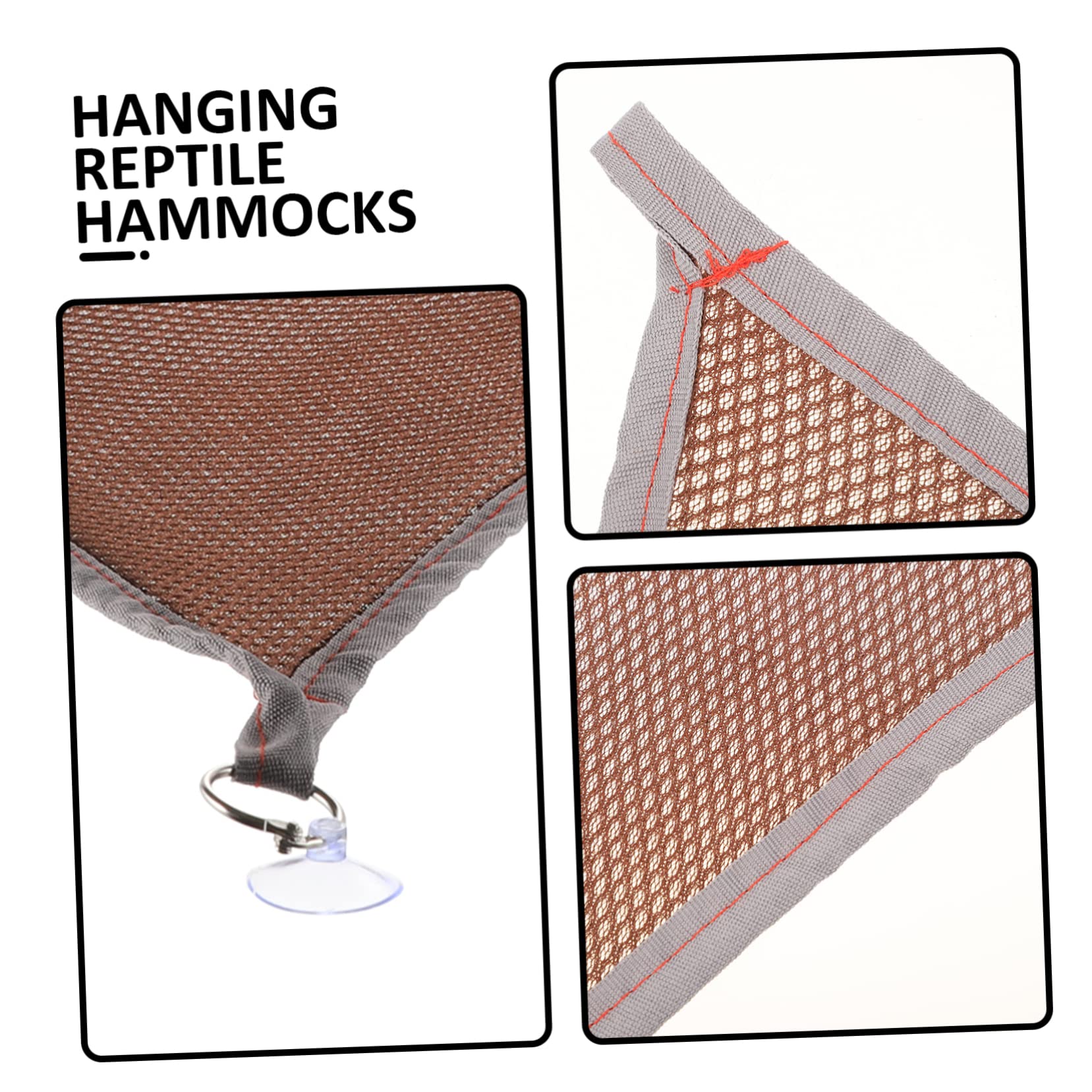 Ipetboom 5piezas Hamaca Colgante para Reptiles Pequeños Cama para Lagartijas y Serpientes Accesorio Práctico y Lavable para Terrarios y Jaulas De Mascotas