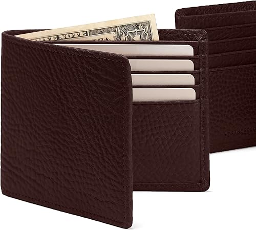 Miniatura 6 de Leatherology Billetera plegable, Espresso Premium, Talla única, Classic