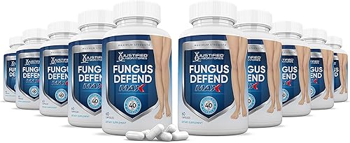 Justified Laboratories (10 unidades) Hongus Defender Max Pills 40 mil millones UFC probiótico 600 cápsulas