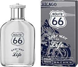 Route 66® EASY WAY OF LIFE Eau de Toilette Aromatic, Spicy, Masculine Fragrance for Modern Freshness, 100 ml Natural Spray