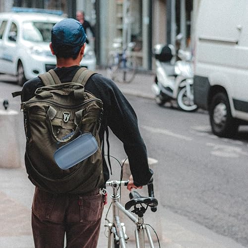 Miniatura 6 de ZUJFPL Estuche rígido de viaje para altavoz portátil Bose Soundlink Flex Bluetooth, bolsa de almacenamiento de transporte de alta calidad (azul)