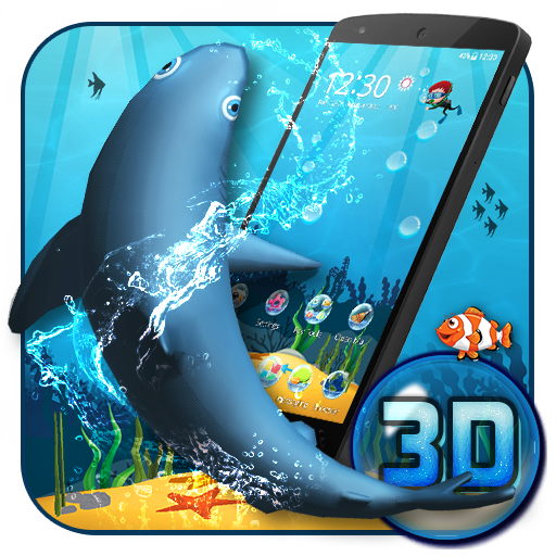 HD Images 3D spiny Deep Sharks Theme