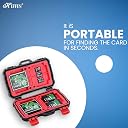 Hiffin Plastic 26 in 1 Slot Card CASE with Multi Storage Option Attractive Designer Card Holder for Memory Cards Black (KH8S) gallery image