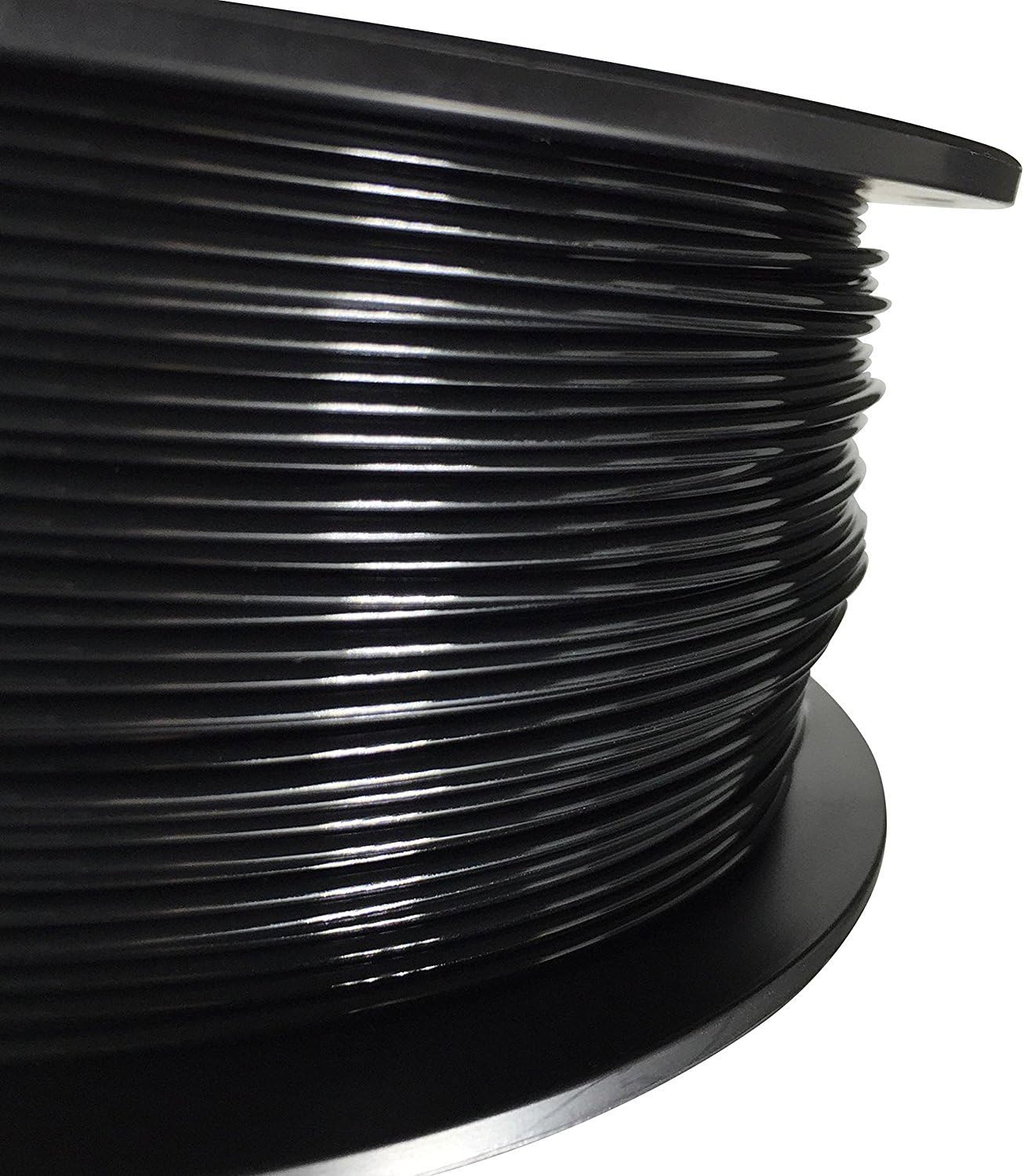 PLA CasiusTech 1.75mm 1kg Spool PLA 3D Printer Filament with Dimensional Accuracy + / - 0.02mm (Black)