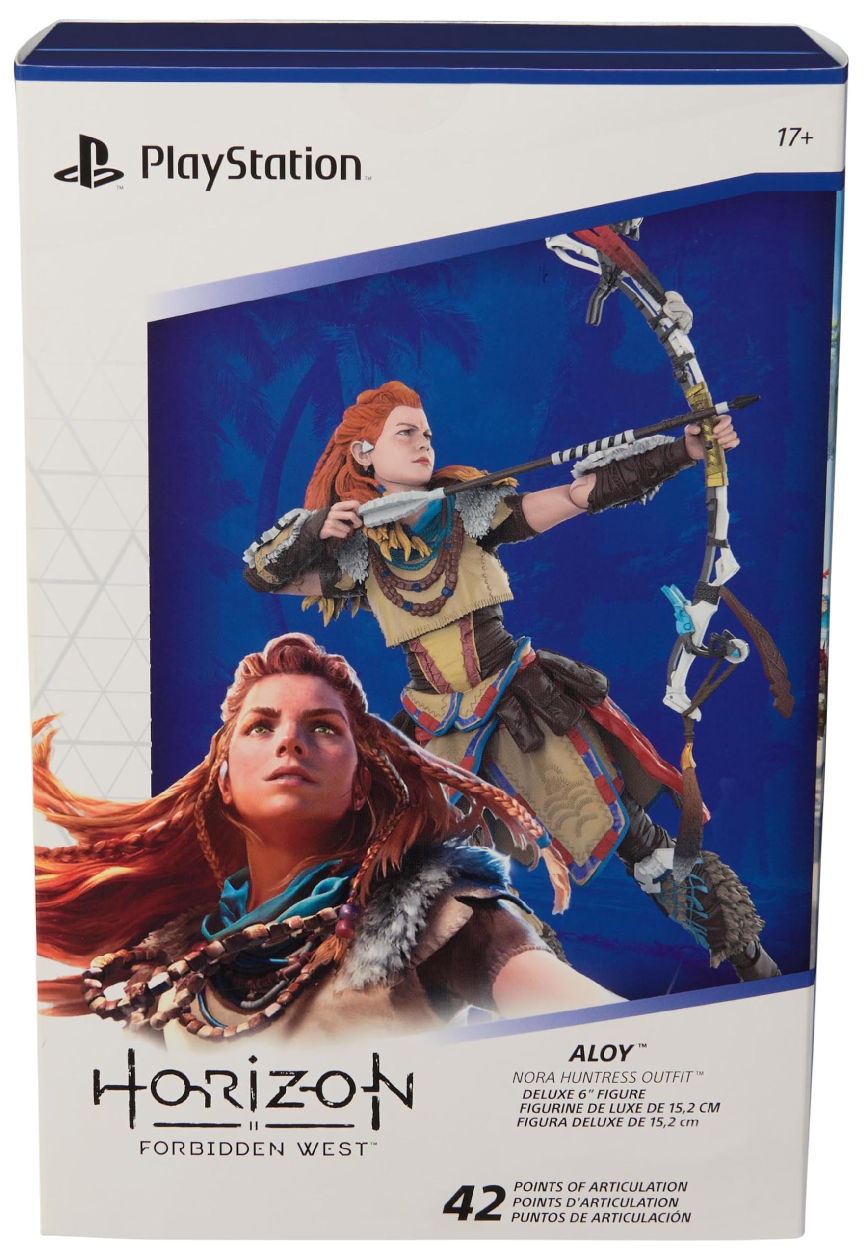 Playstation Horizon Forbidden West, Figura de acción de Lujo de Aloy de 15 cm con 15 Accesorios, The Shapes Collection, para Fans y coleccionistas de la PS5 a Partir de 17 años