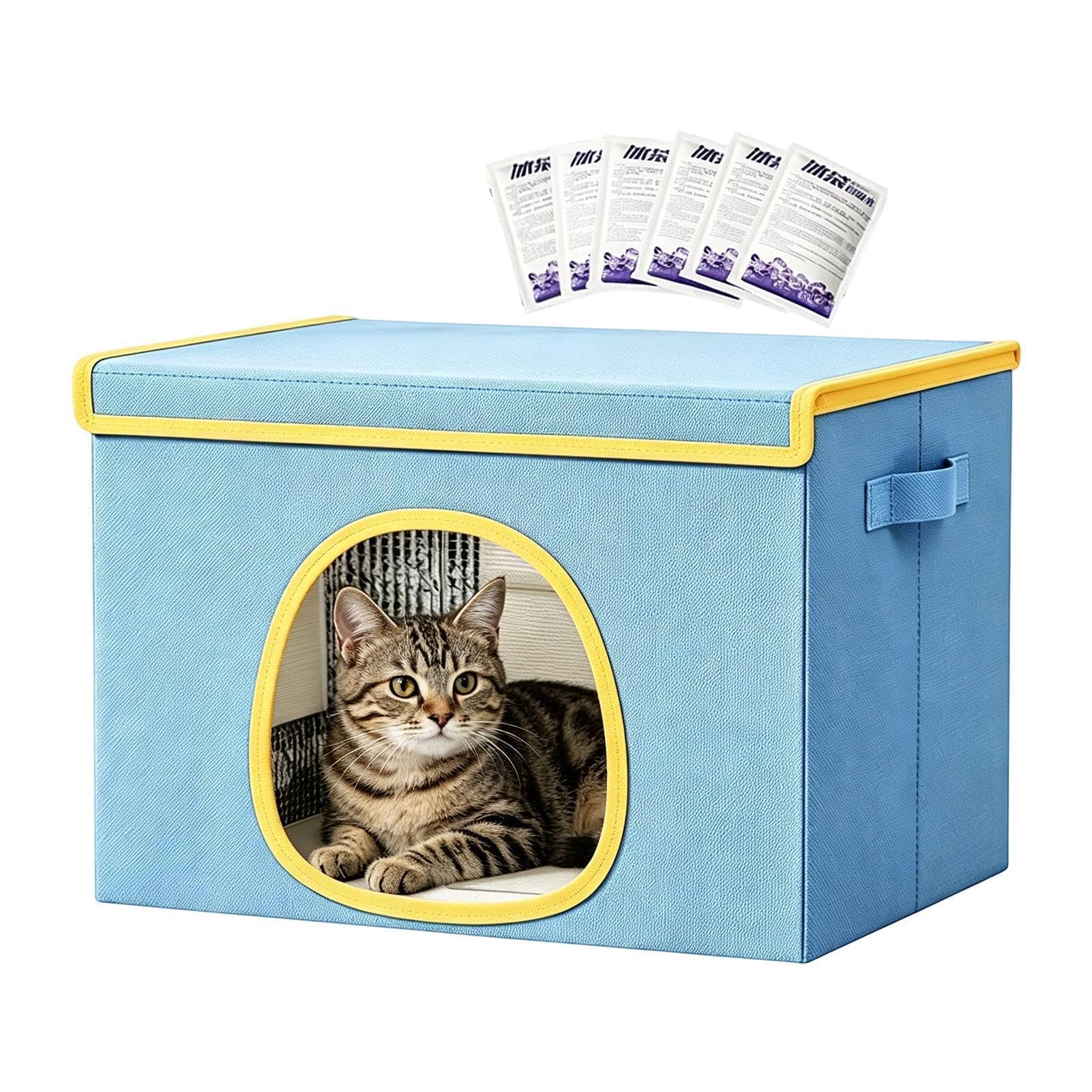 Maison de chat rafraîchissante pliable pour soulager votre animal