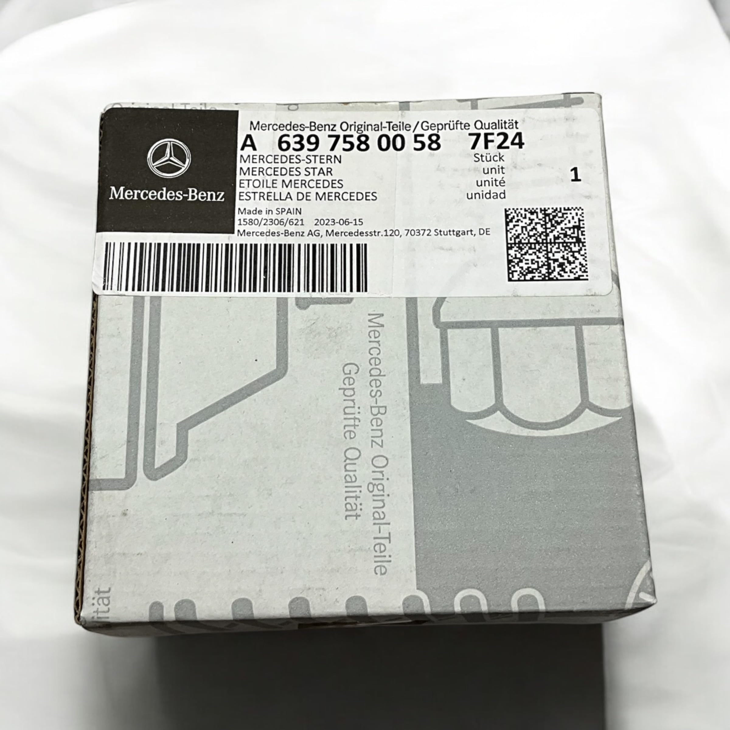 Estrella Mercedes en portón para Viano W639