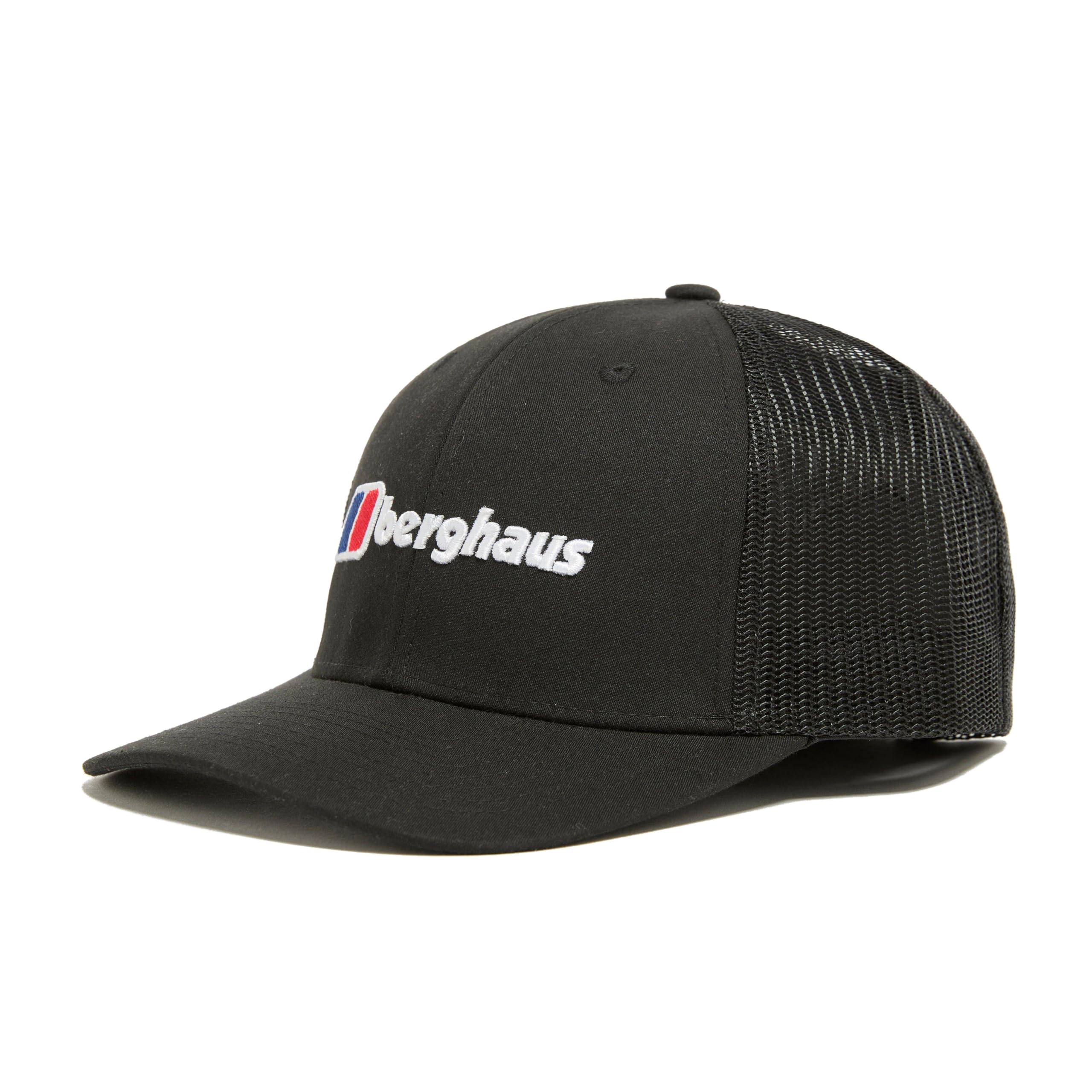 Berghaus Women's Black Unisex Logo Recognition Trucker Cap,