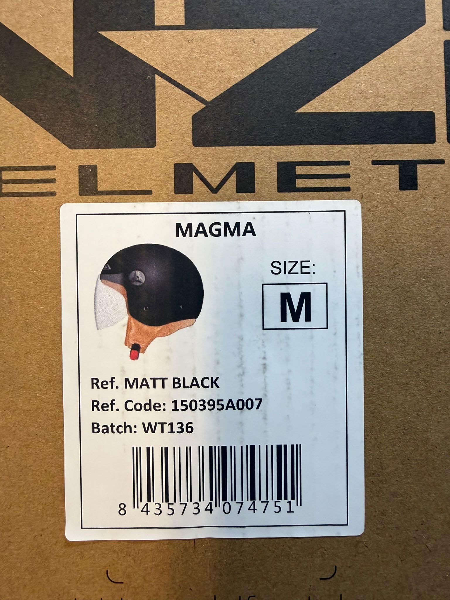 Casco Moto Jet Verano NZI Magma , Matt Black, M,