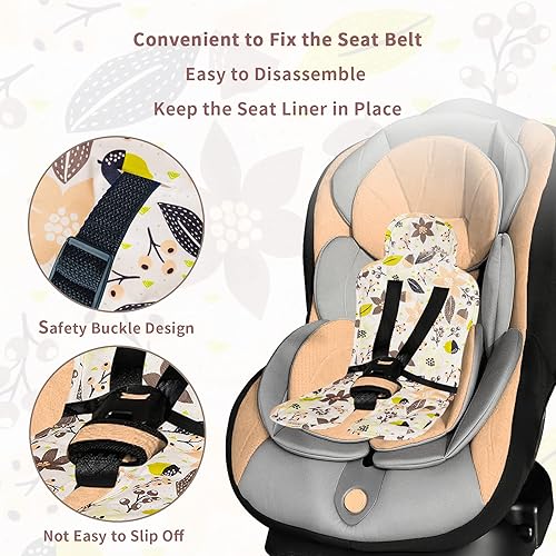 Miniatura 5 de Almohadilla enfriadora de gel para asiento de coche para niños, alfombrilla enfriadora de cochecito de hielo transpirable de verano, almohadilla de