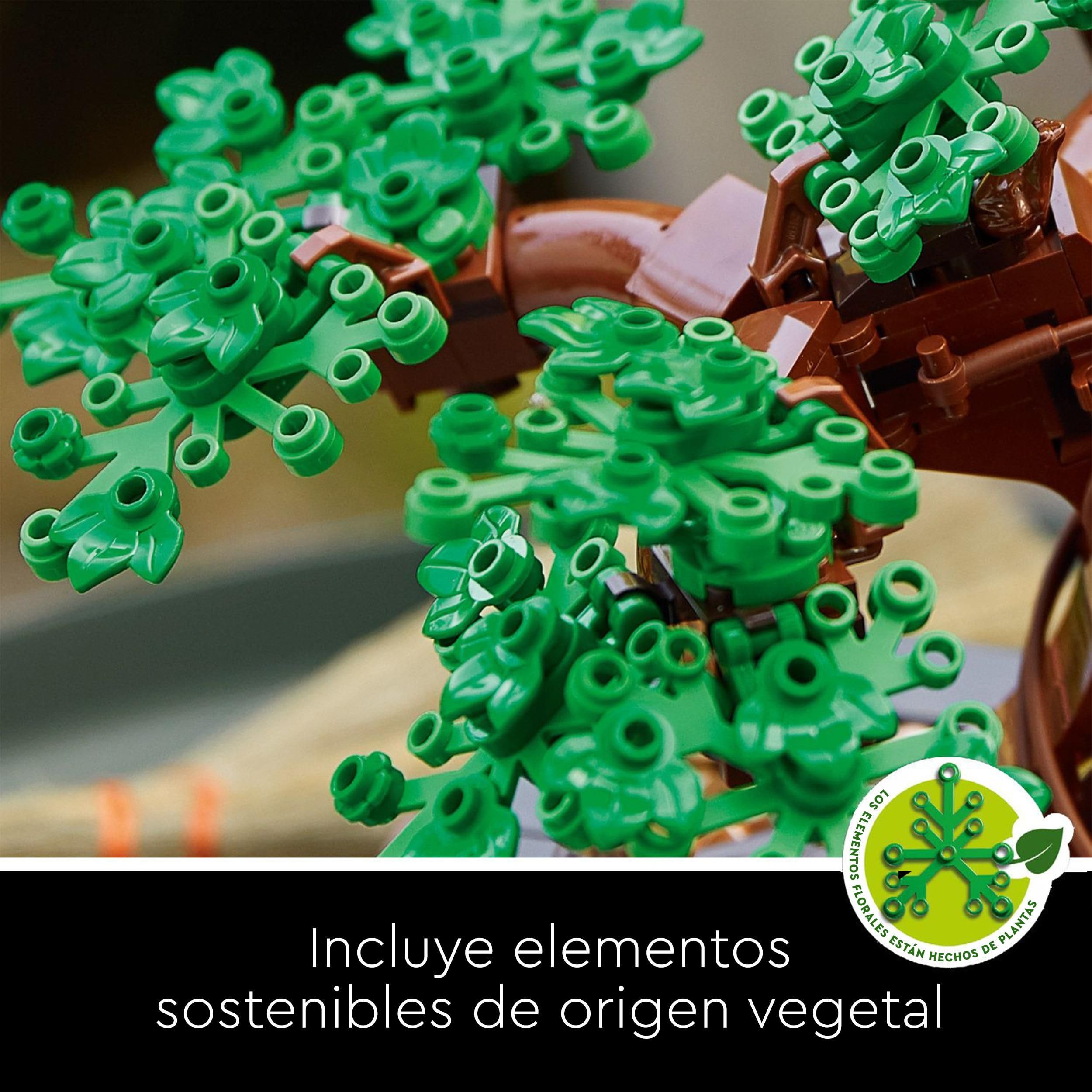 LEGO Botanicals Bonsái Kit de Maquetas y Manualidades para Adultos - Decoración para el Hogar y la Oficina, Flores y Plantas Artificiales, Regalo para Mujeres y Hombres, Madres, Pareja 10281