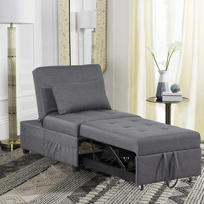 Buy BINGTOO Sleeper Sofa Chair Bed 4 in 1 Convertible Chair Multi