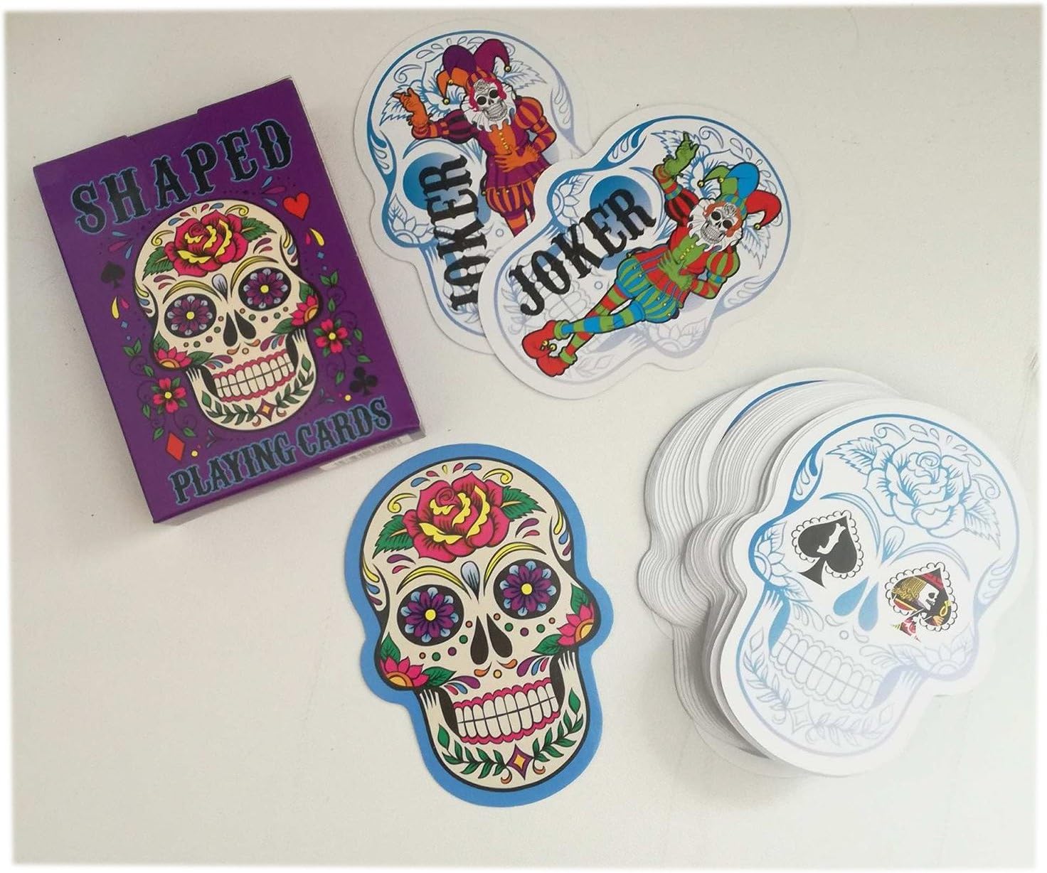 Candy Skull Playing Cards