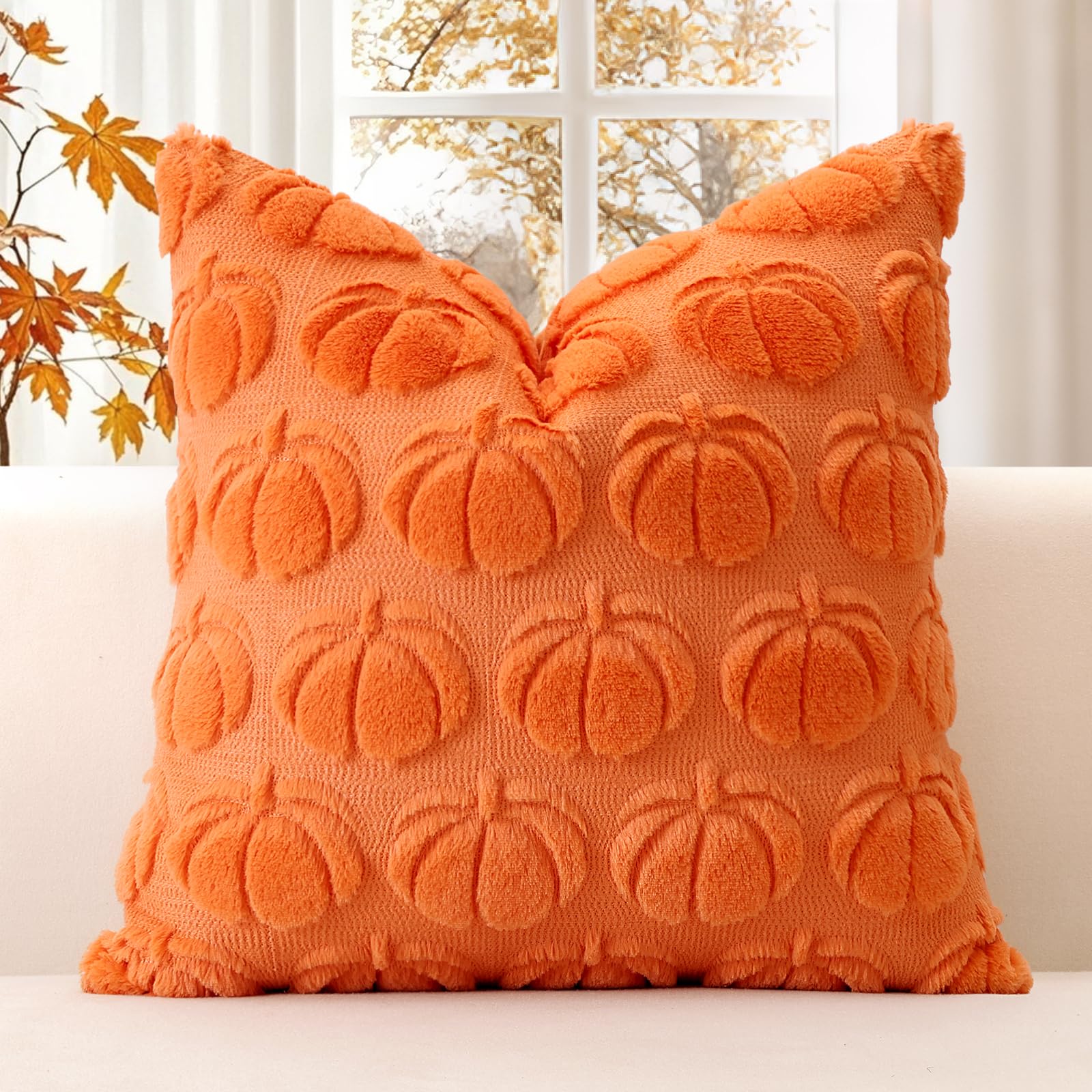 Housses de coussin d'automne pour décoration de canapé et lit cocooning