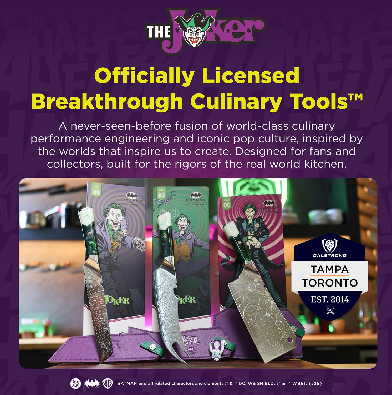 Dalstrong Joker 8" Chef Knife - Official Licensed Edition — Amazon image 4