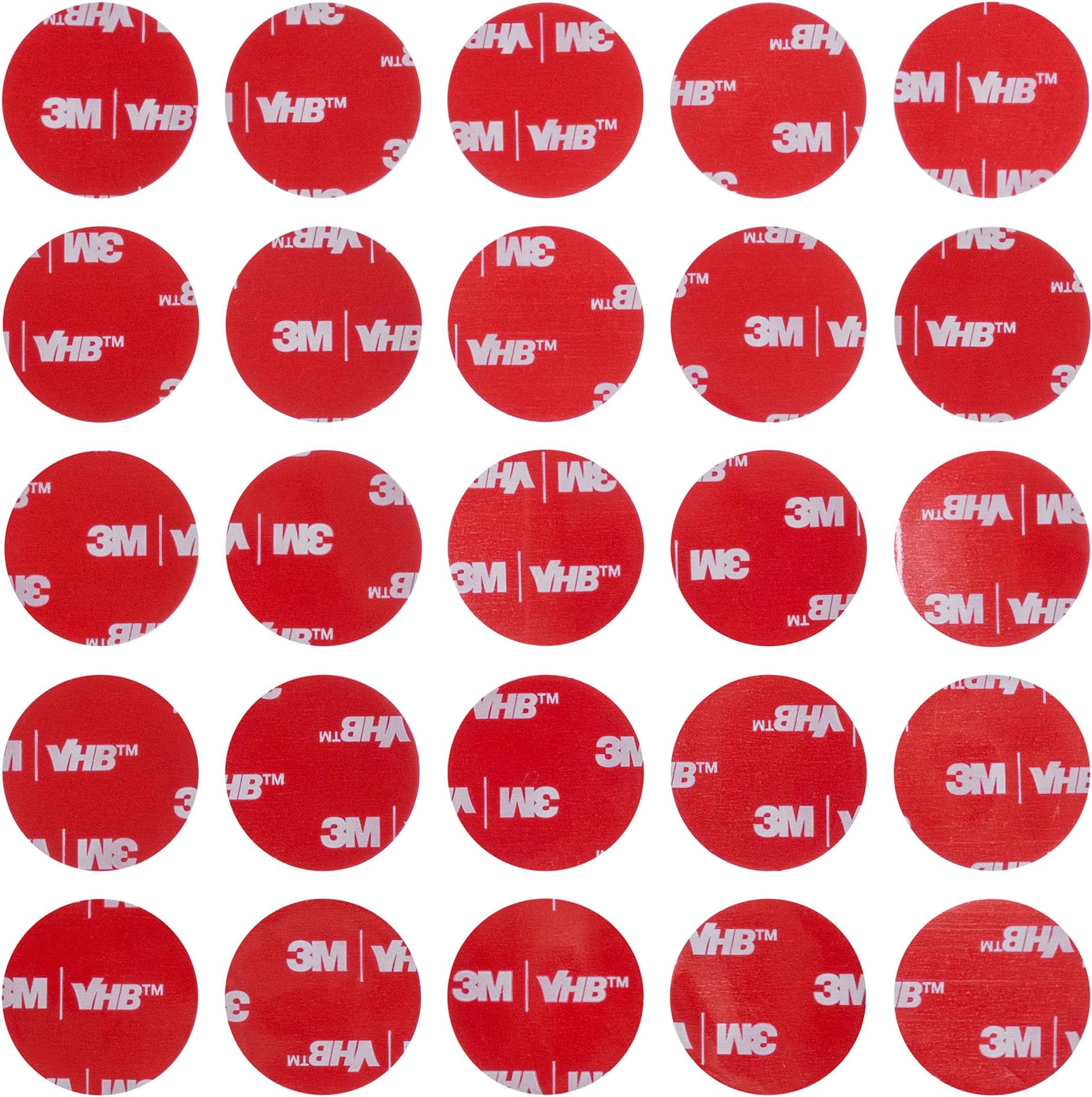 Elevation Lab Industrial 3M VHB 5952 Adhesive - 1" Round (25 Pack) | Weather Resistant, Double Sided, 0.05in Thick