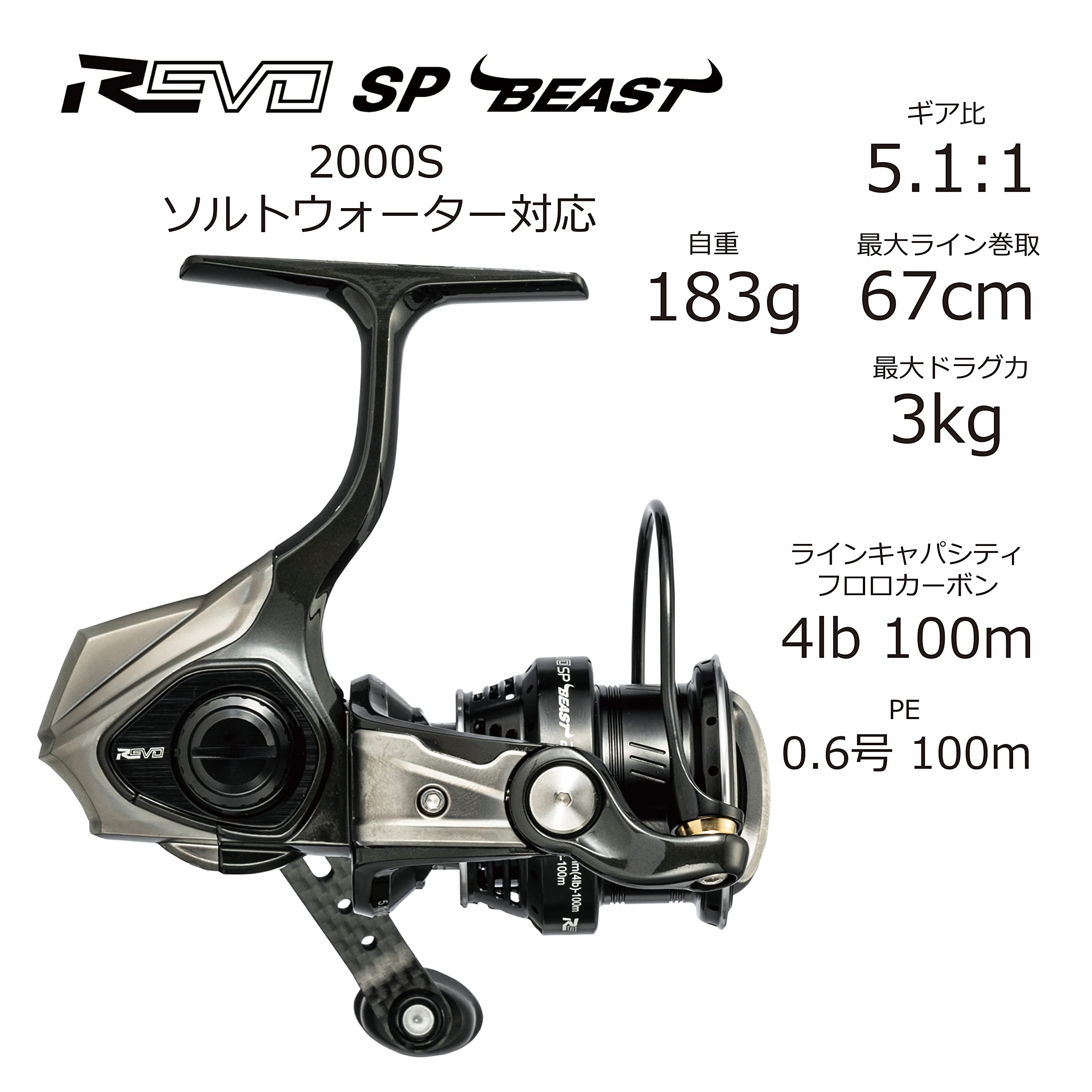 AbuGarcia Revo SP Beast 2000S Revo Beast Spinning Reel : Amazon.ca