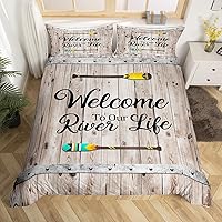 Vista 25 de Castle Fairy Funda de edredón de geometría moderna, tamaño Queen, funda de edredón verde y azul con 2 fundas de almohada para adolescentes