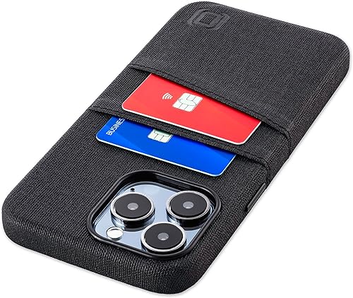 Dockem Funda para iPhone 15 Pro Max con placa de metal integrada para montaje magnético y 2 bolsillos para tarjetas Cartera Luxe M2, piel sintética Dockem Funda para iPhone 15 Pro Max con placa de metal integrada para montaje magnético y 2 bolsillos para tarjetas Cartera Luxe M2, piel sintética