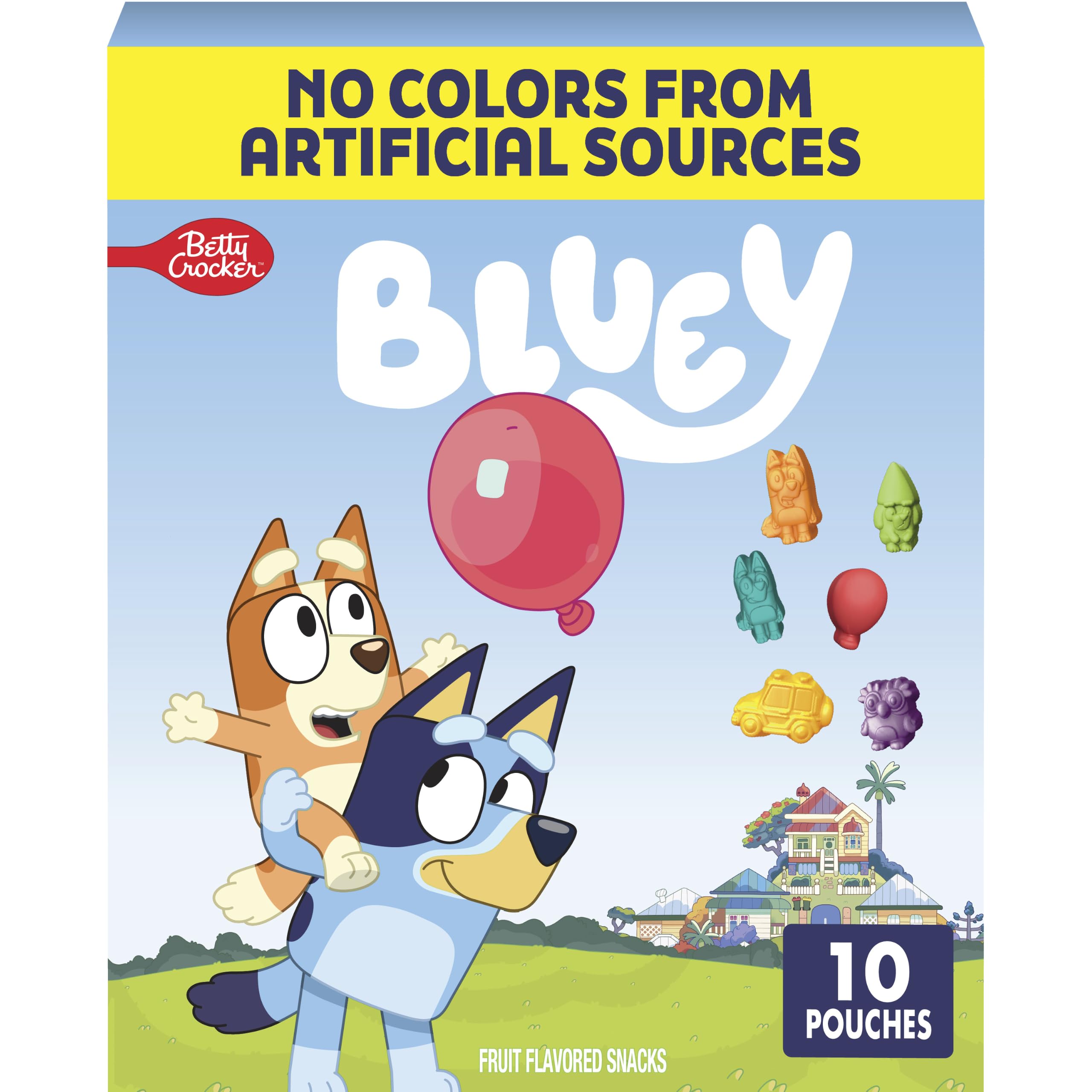Bluey Fruit Flavored Snacks, 8 oz, 10 Pouches
