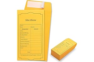 500 Count Tithe and Offering Envelopes for Church