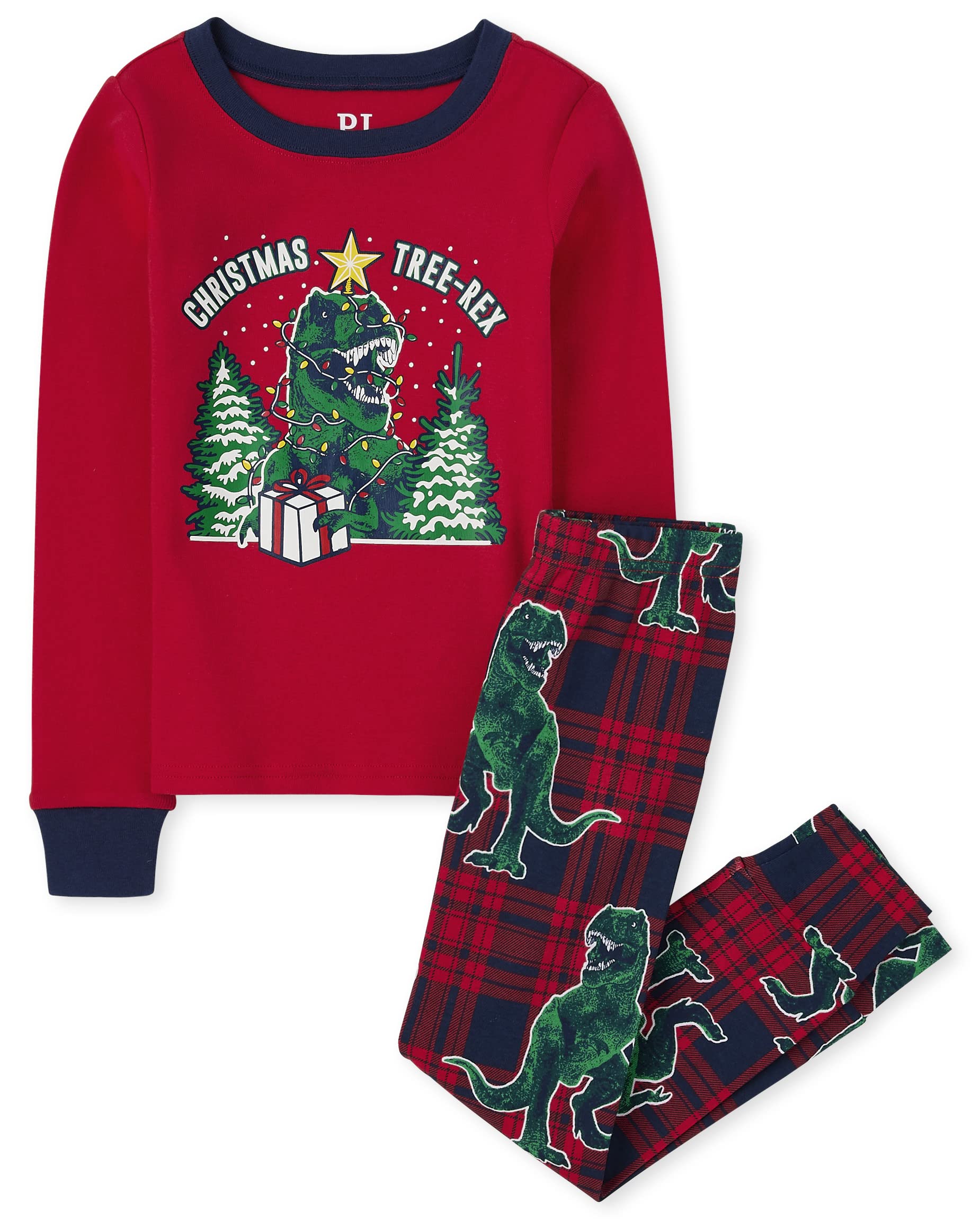The Children's Place Family Matching Christmas Pajama Sets, Cotton