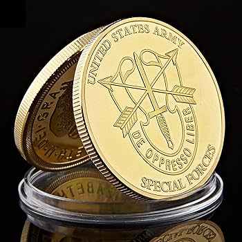 Amazon.co.jp: Yakin shop アメリカ陸軍特殊部隊チャレンジコイン