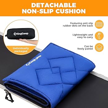 Amazon.com: KingCamp Folding Camping Cots, Foldable 265lbs