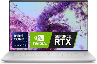 Dell XPS 16 9640 Laptop 16.3 Inch 16:10 FHD+ Display, Intel Evo Edition, Intel Core Ultra 7, NVIDIA GeForce RTX 4050 Graphics 16GB RAM 1TB, Windows 11 Home, Fingerprint Reader, Backlit German Keyboard