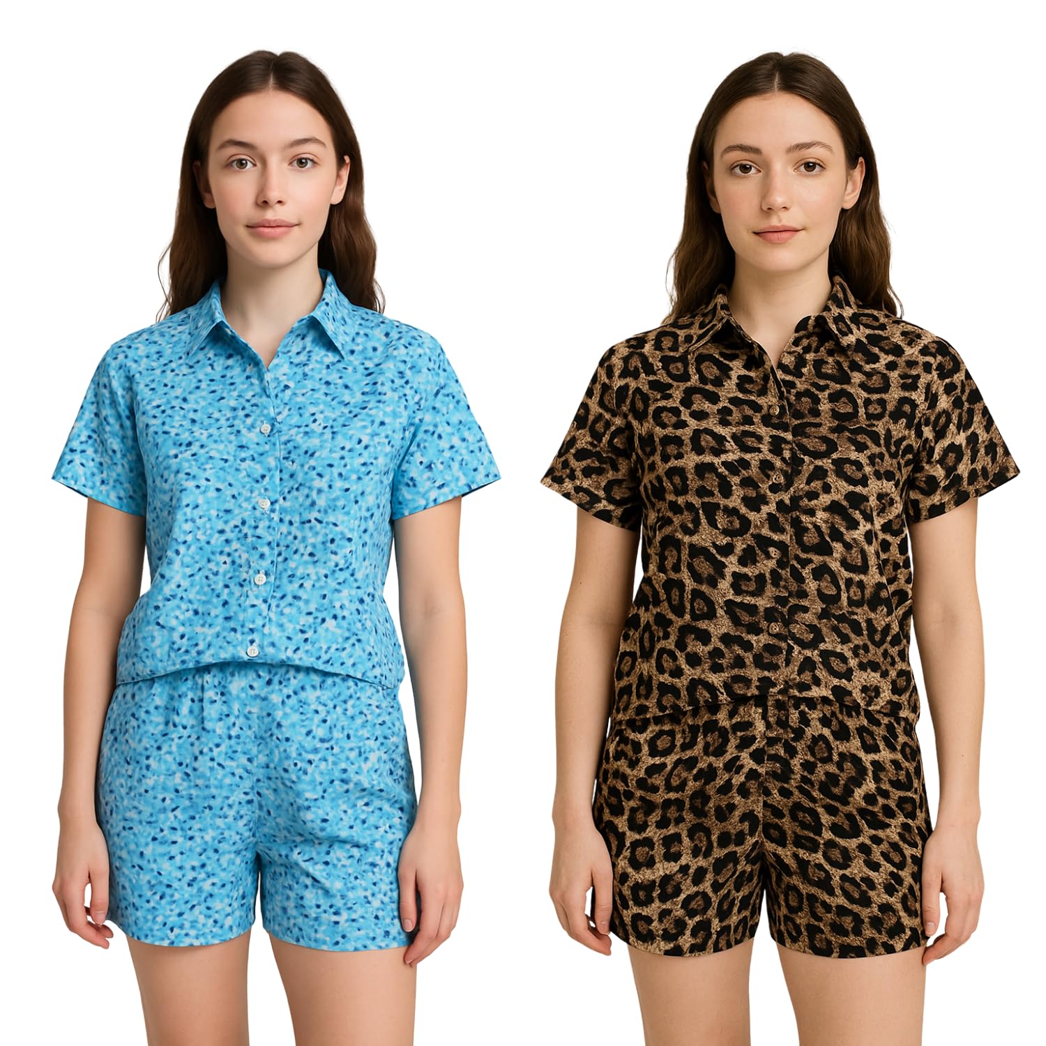 Women’s Printed Co-Ord Set Combo | Pack of Two-Piece Set - Multicolor-image-13