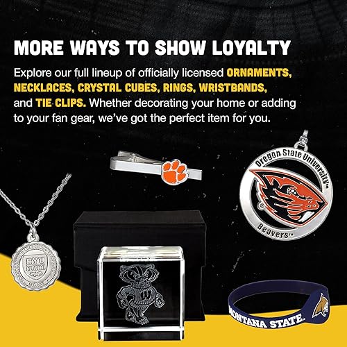 Miniatura 7 de Fan Frenzy Gifts NCAA Boise State Broncos Adorno Plateado de 2 Pulgadas