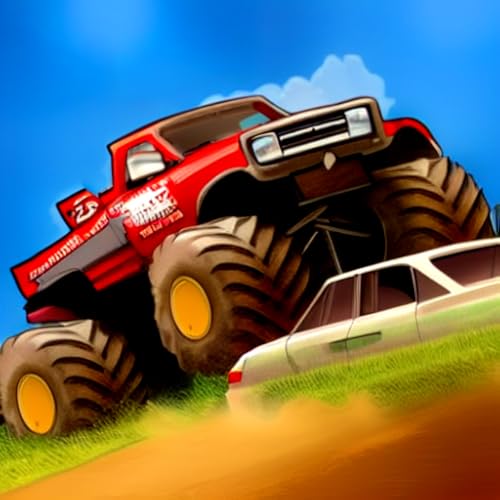 Mad Truck 2 -- driving monster truck hit zombie