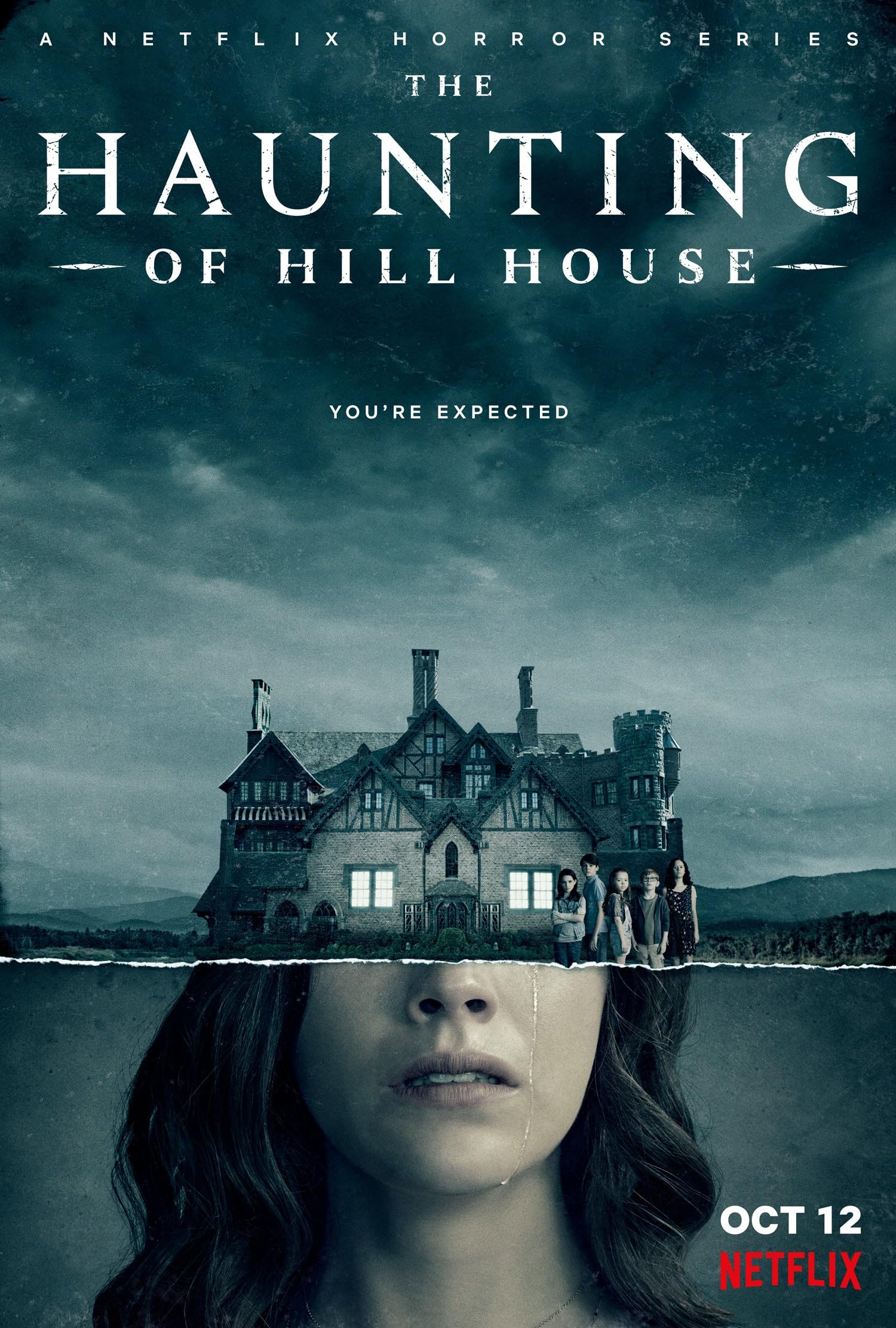 Pixie Posters Multi Colour The Haunting Of Hill House A4 Size Poster Wall Arts