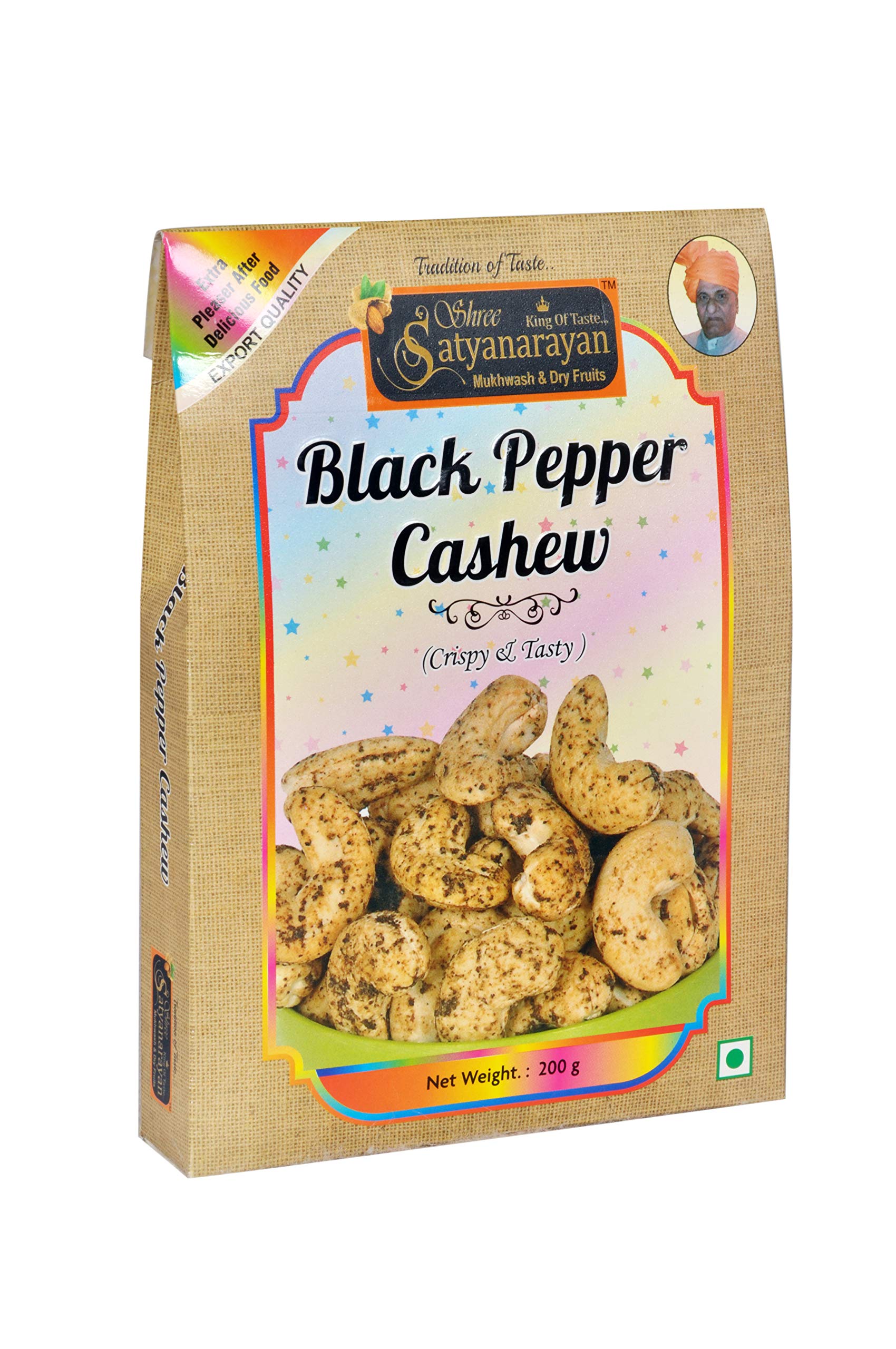 Shree Satyanarayan Black Pappar Cashew / Dryfruits (200 GM) (B0847P2JX7) Amazon Price History, Amazon Price Tracker