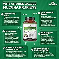 Vista 6 de Mucuna Pruriens L-Dopa Extra Strength