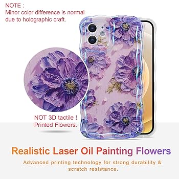 Amazon.com: EYZUTAK Case for iPhone 11, Colorful Retro Oil