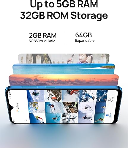 Miniatura 3 de Ulefone Teléfonos inteligentes desbloqueados 3G, Note 15 Android 12, teléfonos celulares desbloqueados Dual Sim, cámara trasera dual, ranuras para