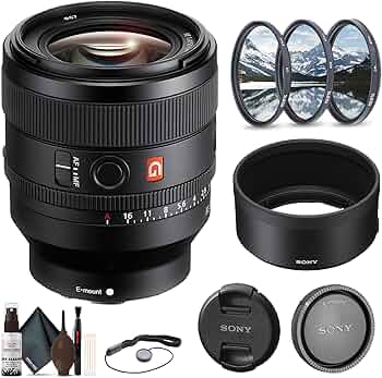 Amazon.com : Sony FE 50mm f/1.4 GM Lens E Mount (SEL50F14GM) +