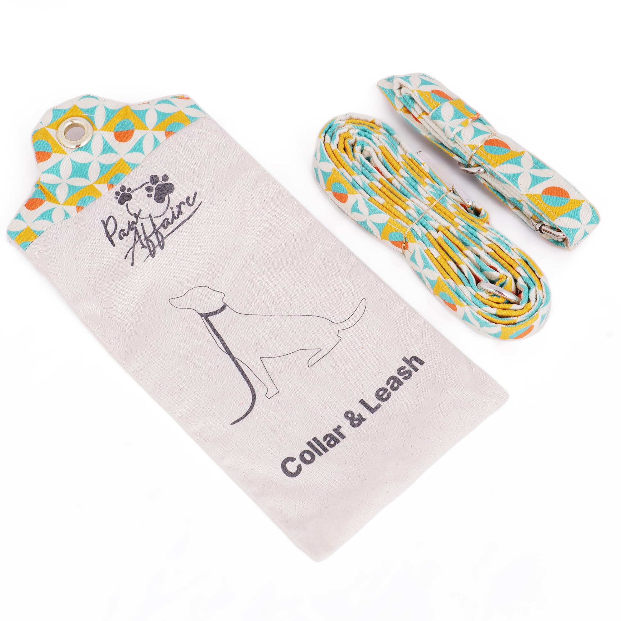 Paw Affaire Dog Collar and Leash Set Combo: Adjustable Durable Pet Collars with Dog Leashes for Small Medium Large Dogs (Green with Floral, L) (B0CDM3LGL7) Amazon Price History, Amazon Price Tracker