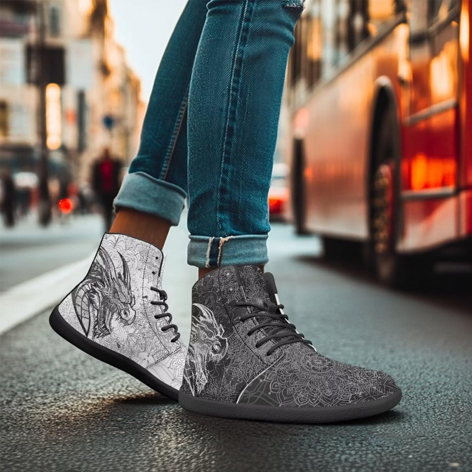 Binienty Barefoot Minimalist Shoes Mens Womens Wide Toe Cross Trainer Zero Drop Lace Up Sneakers