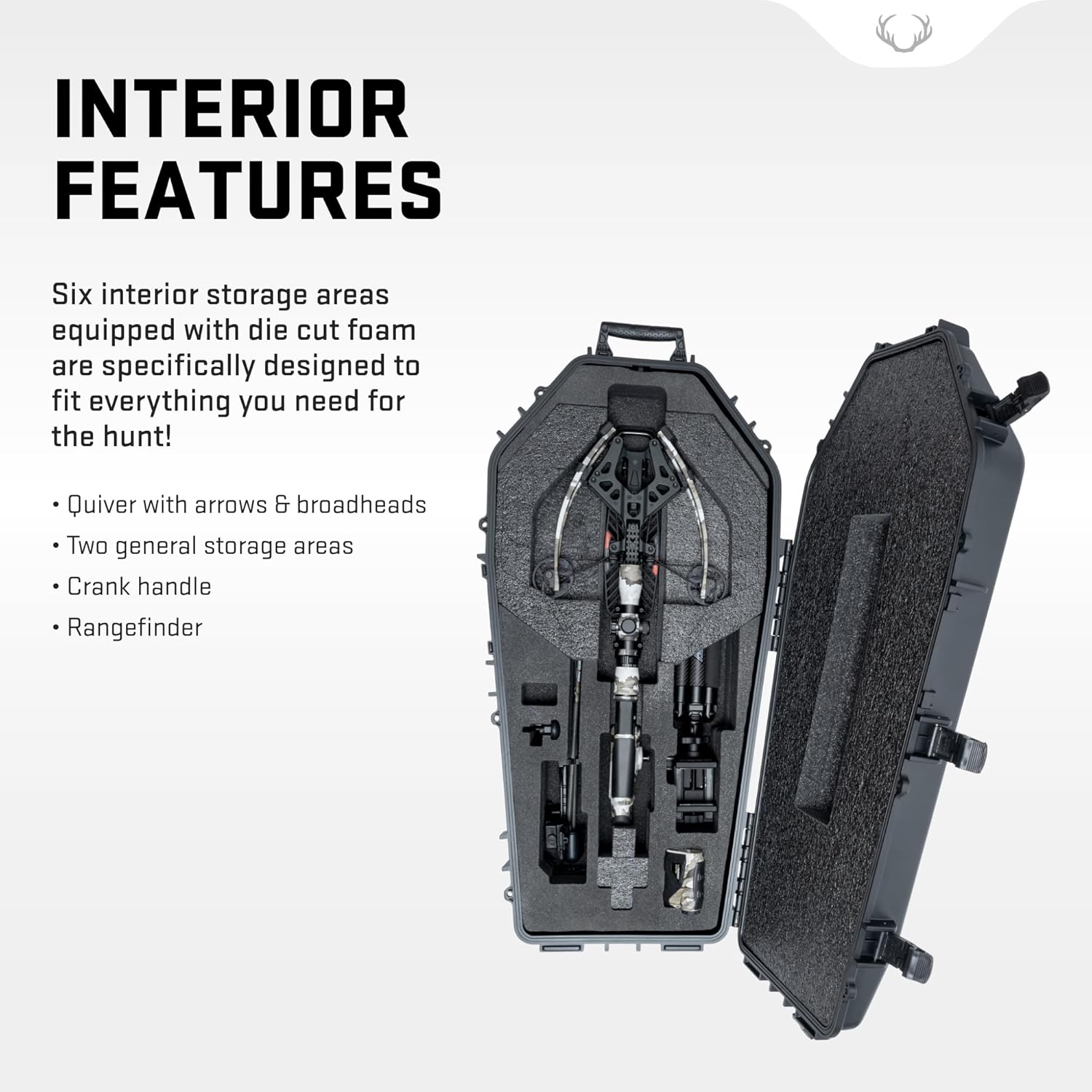 TenPoint Hard Case - Transportation, Storage & Protection for Crossbows - Airline Approved - 41” (L) x 21” (W) x 13.75” (D)