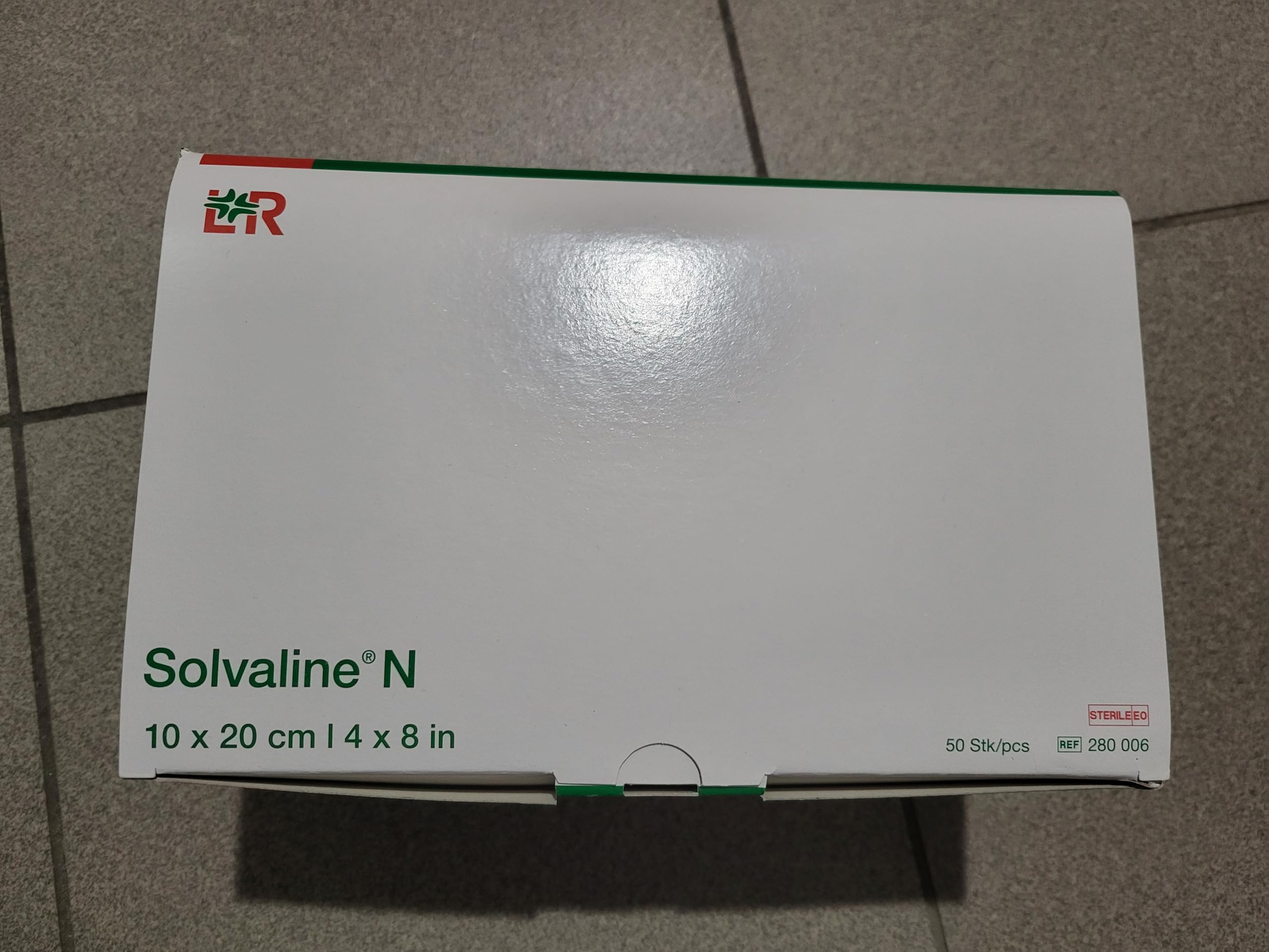 Solvaline N compresse per ferite non sterili, 50 pezzi, 10 x 20 cm