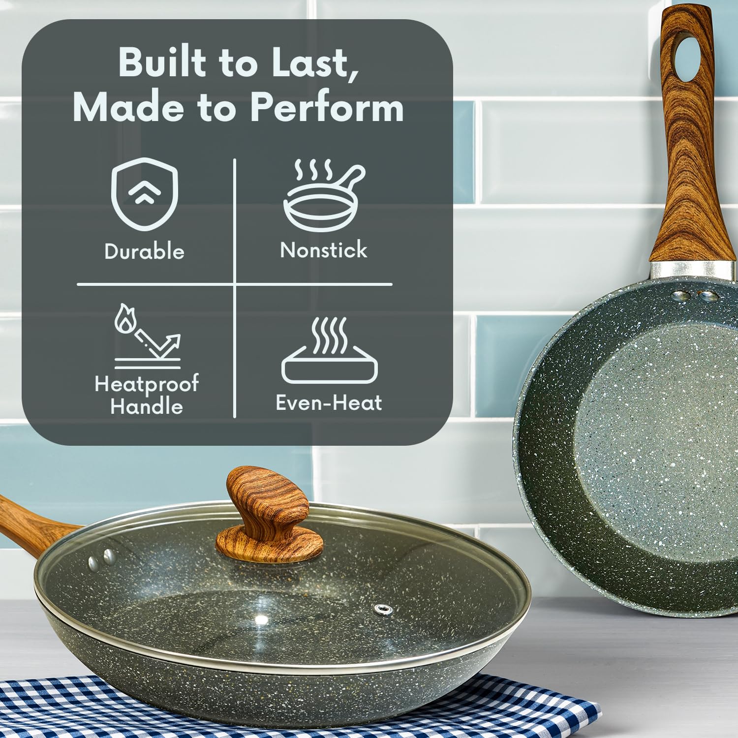 Russell Hobbs RH02852EU7 - Padella Per Crêpe E Pancake In Alluminio Antiaderente Grande Piatta 25 Cm Rivestimento In Marmo Metallico Impugnatu 93537827