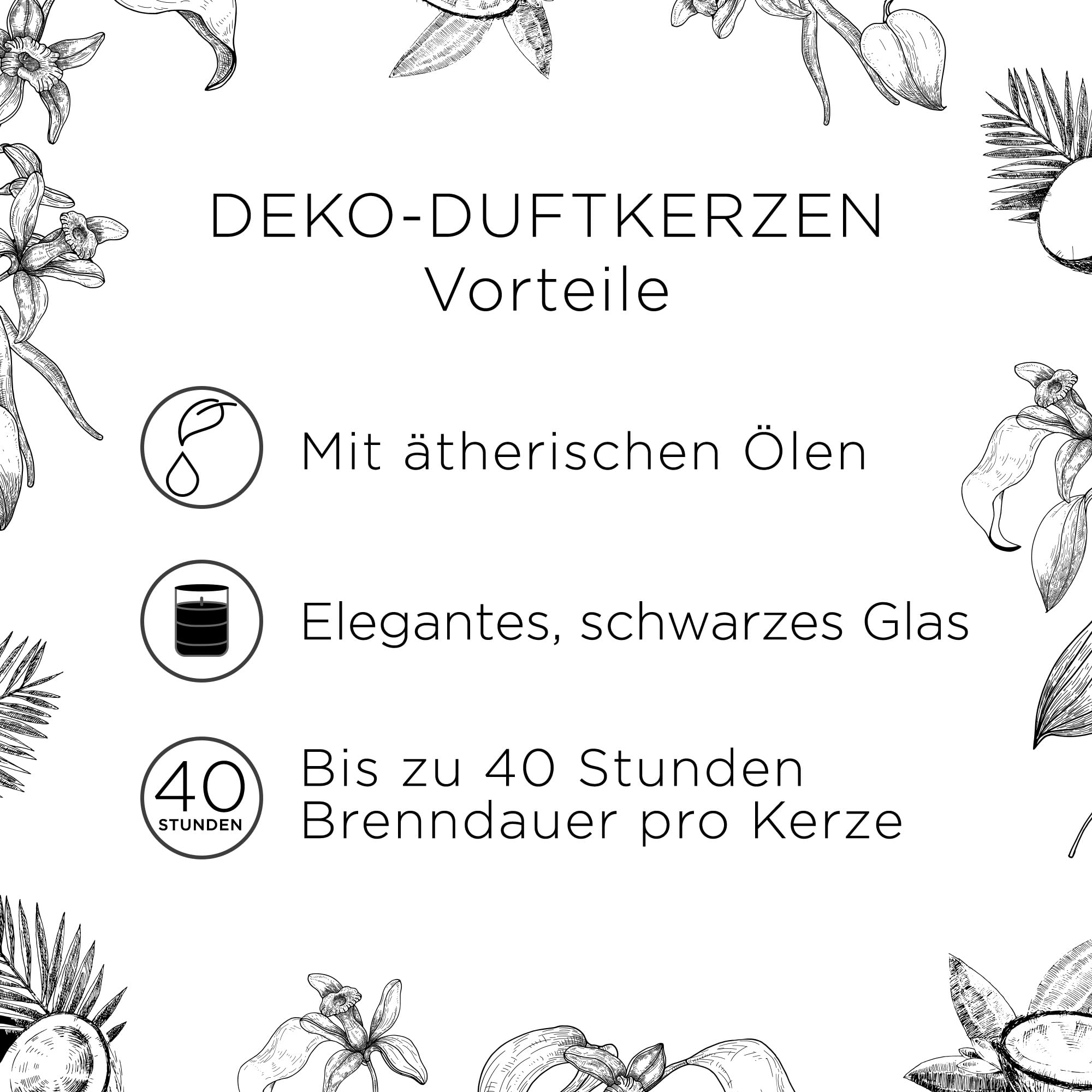 Air Wick Świeca zapachowa w słoiku – zapach: wanilia i orzech kokosowy – czas palenia do 40 godzin – 220 g świeca zapachowa