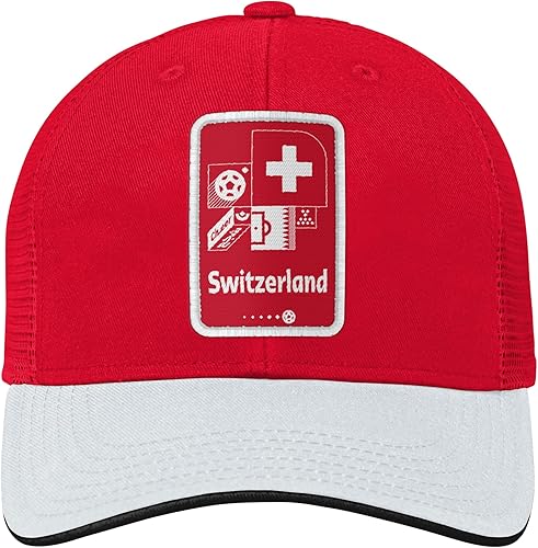 Outerstuff Sombrero de malla Procrown con mosaico de contraste para niños de la Copa Mundial de