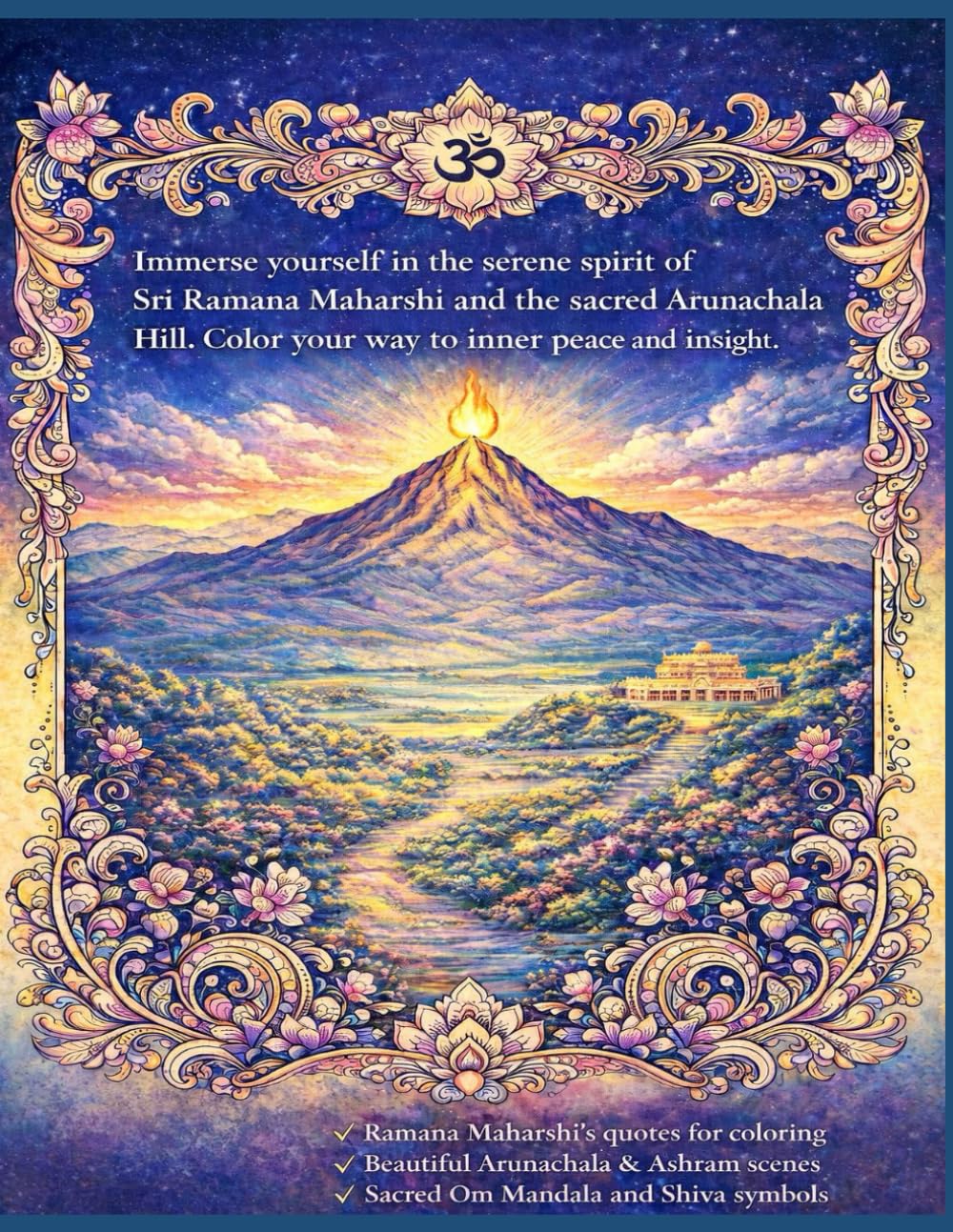 Sri Ramana Maharshi Divine Coloring Book